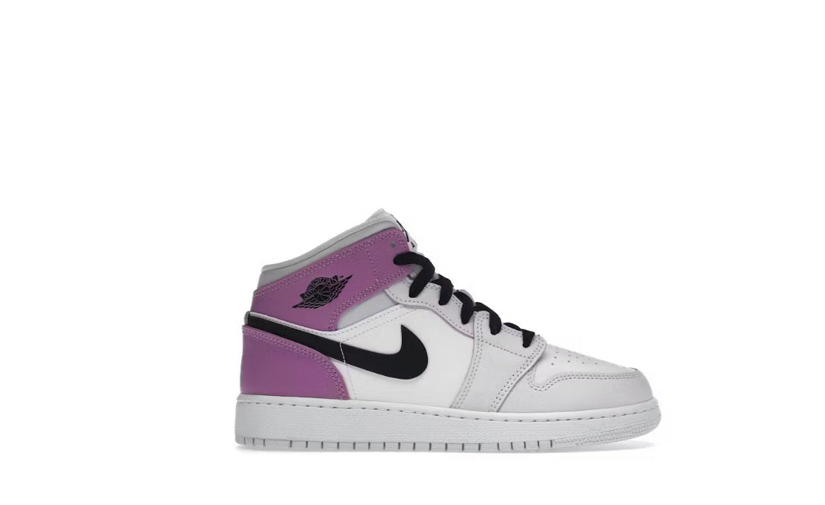 Jordan 1 Mid Barely Grape (GS)