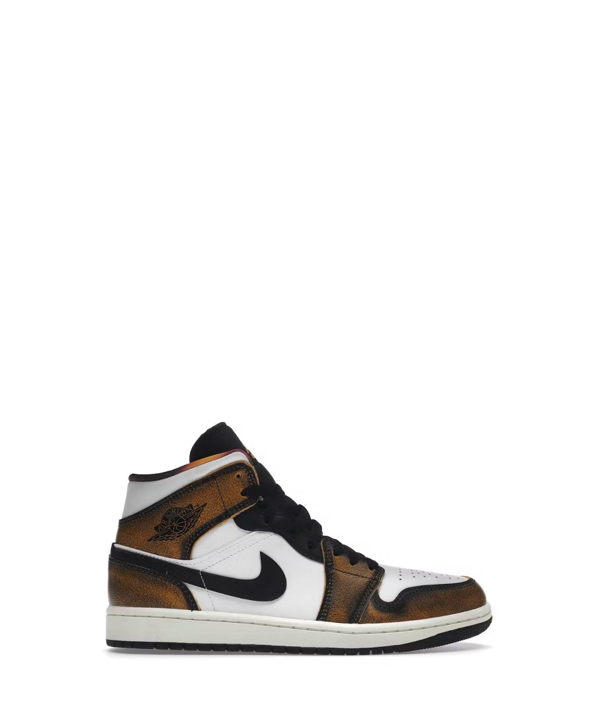 Air Jordan 1 Mid SE Orange Wear Away