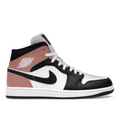 Jordan 1 Mid White Rust Pink Black