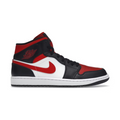 Jordan 1 Mid White Black Red