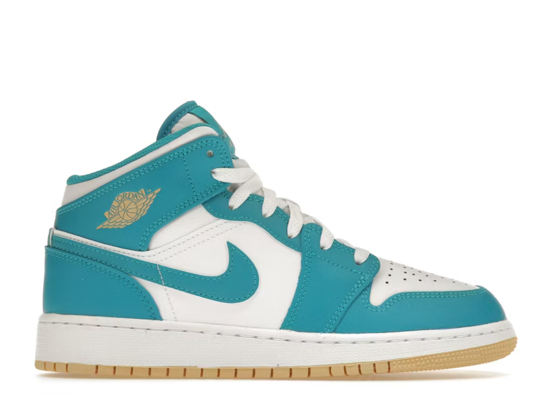 Jordan 1 Mid Aquatone (GS)