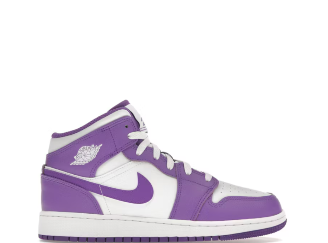 Jordan 1 Mid Purple Venom (GS)